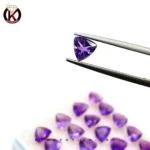 آمتیست کد 54 تراش faceted مثلث