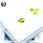 زبرجد کد 53 تراش اشک faceted