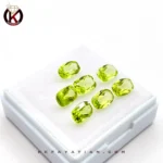 زبرجد تراش oval fancy faceted کد 56 کیفیت AA