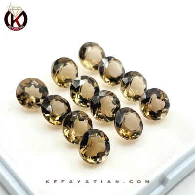 کوارتز تراش دایره faceted کد 30