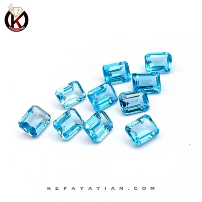 توپاژ تراش مستطیل faceted کد 57