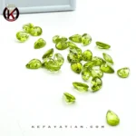 زبرجد کیفیت AA تراش faceted pear