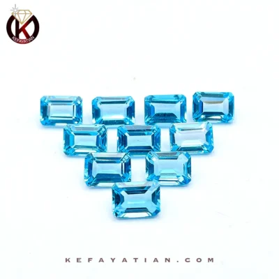 توپاژ تراش faceted Cushion کد 59