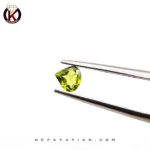 زبرجد تراش faceted pear کد 60 کیفیت A