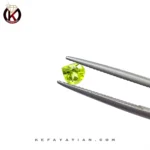 زبرجد تراش pear faceted ابعاد 5*5 mm