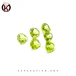 زبرجد تراش pear faceted ابعاد 5*5 mm کیفیت AA