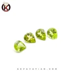 زبرجد تراش pear faceted کد 62