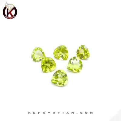 زبرجد تراش pear faceted کد 63